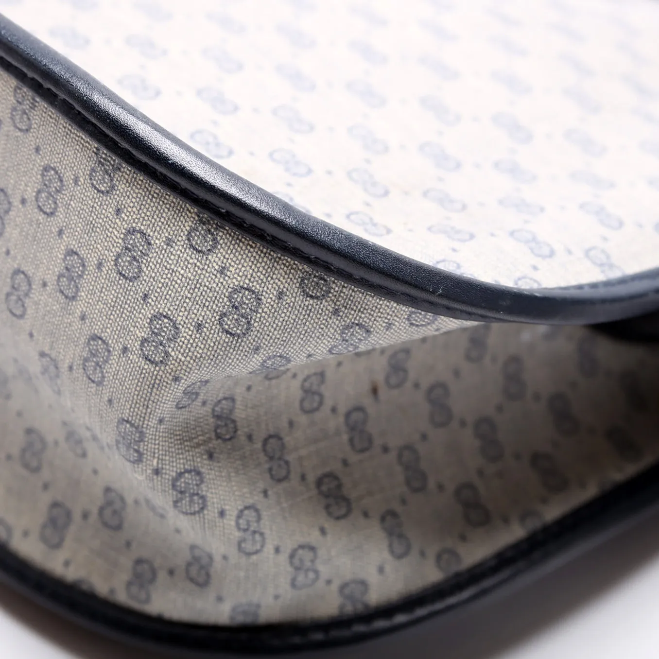 001-113 Micro GG Coated Canvas Hobo Vintage