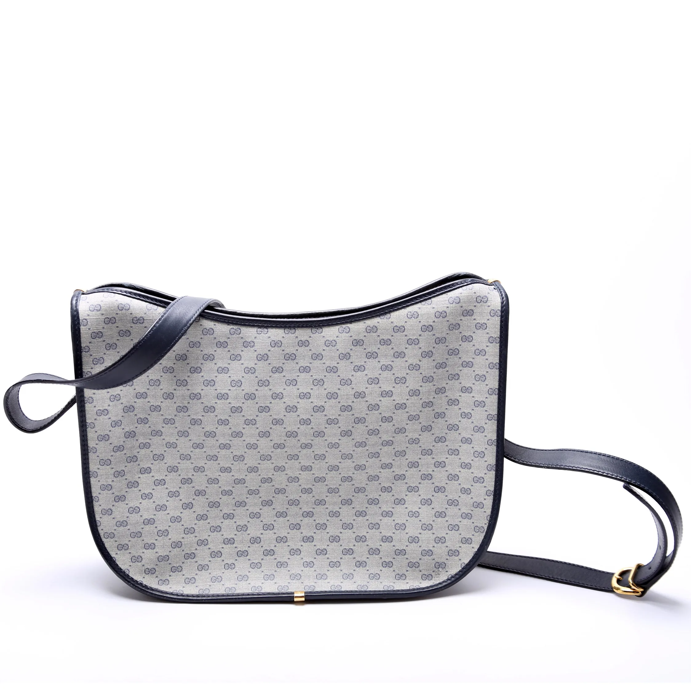 001-113 Micro GG Coated Canvas Hobo Vintage