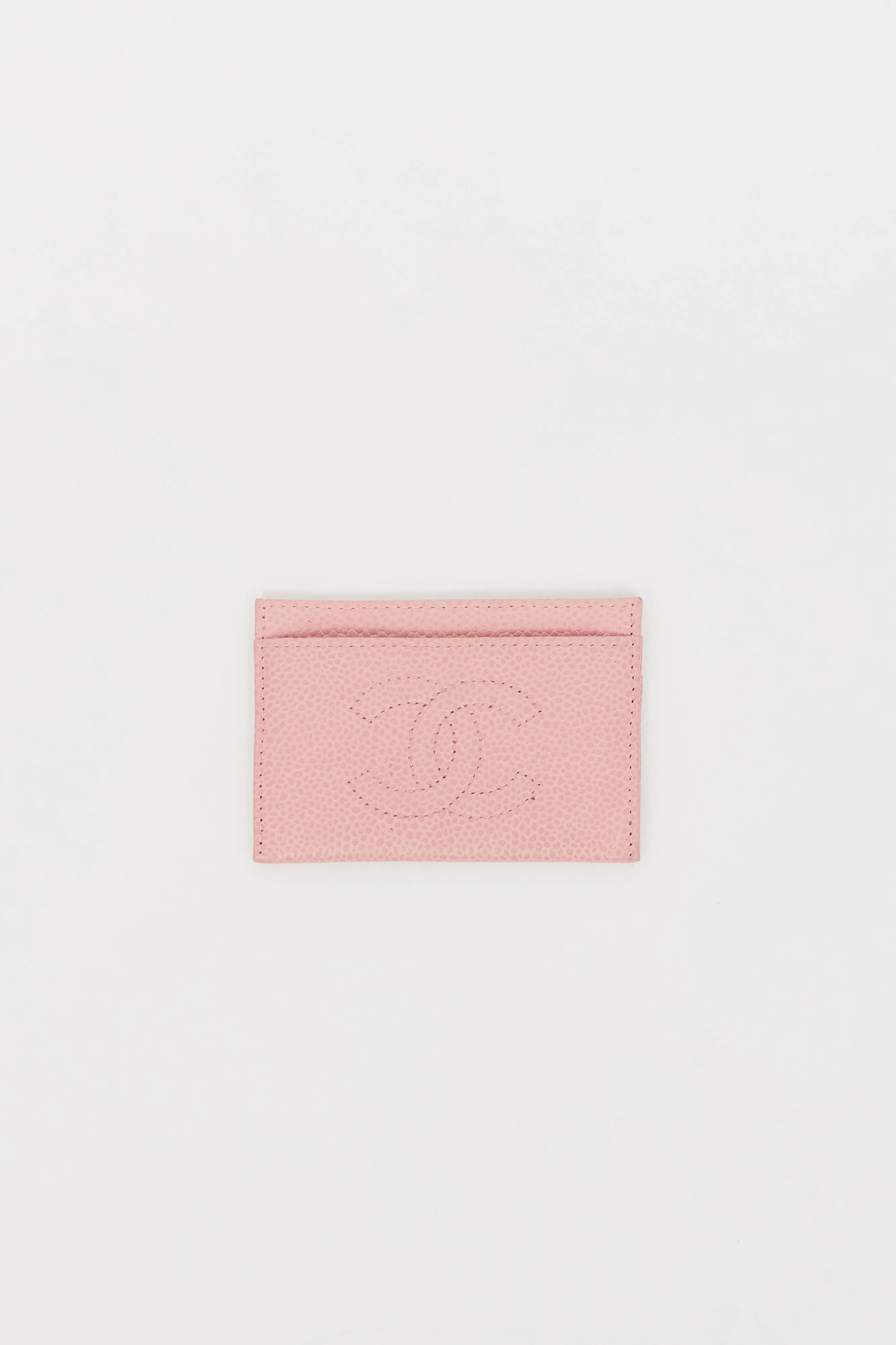 2004 Pink Pebbled Leather CC Cardholder