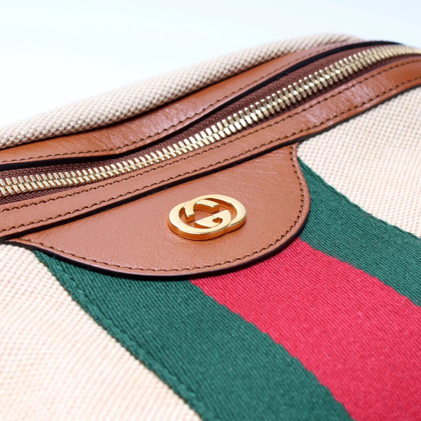 575082 Vintage Canvas Web Belt Bag