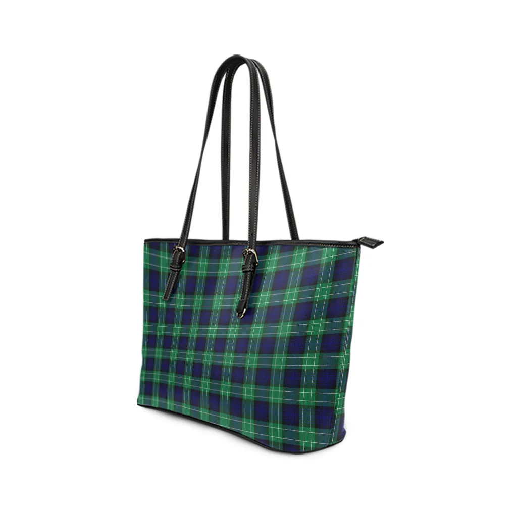 Abercrombie Tartan Leather Tote Bag