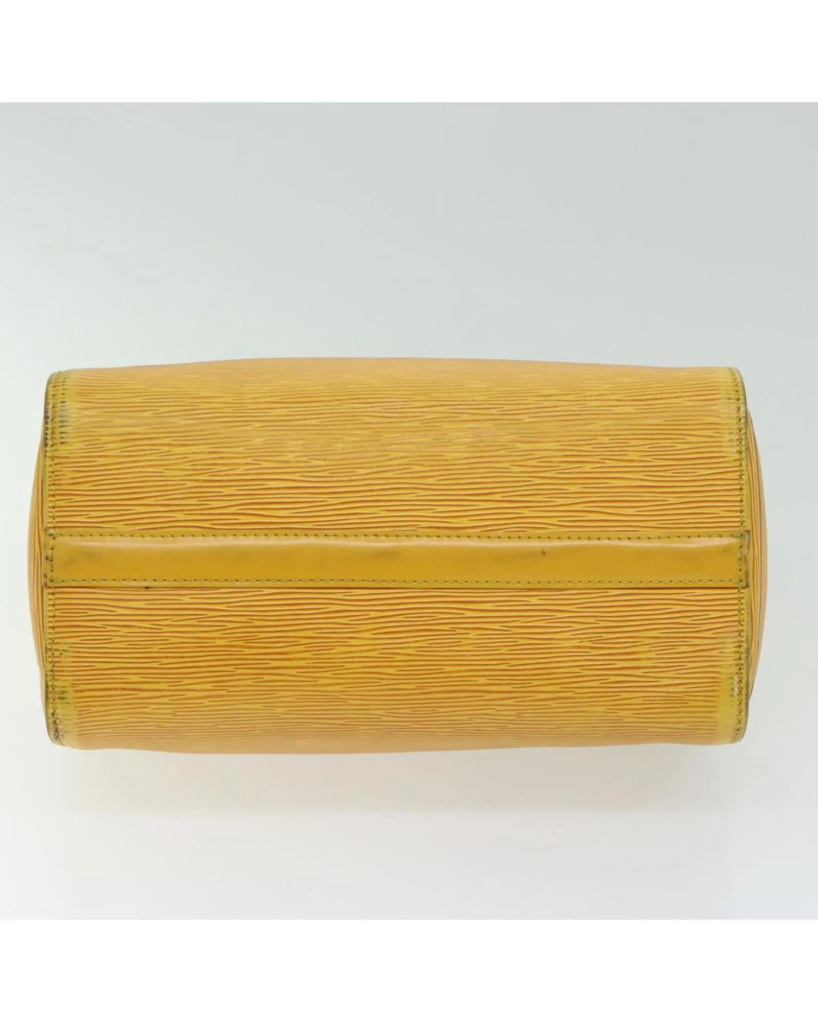 Authentic Epi Speedy 25 Hand Bag in Tassili Yellow