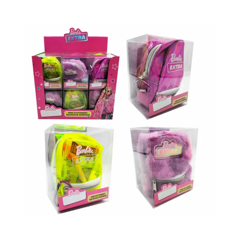 Barbie Extra Fluffy Stationery Backpack Surprise