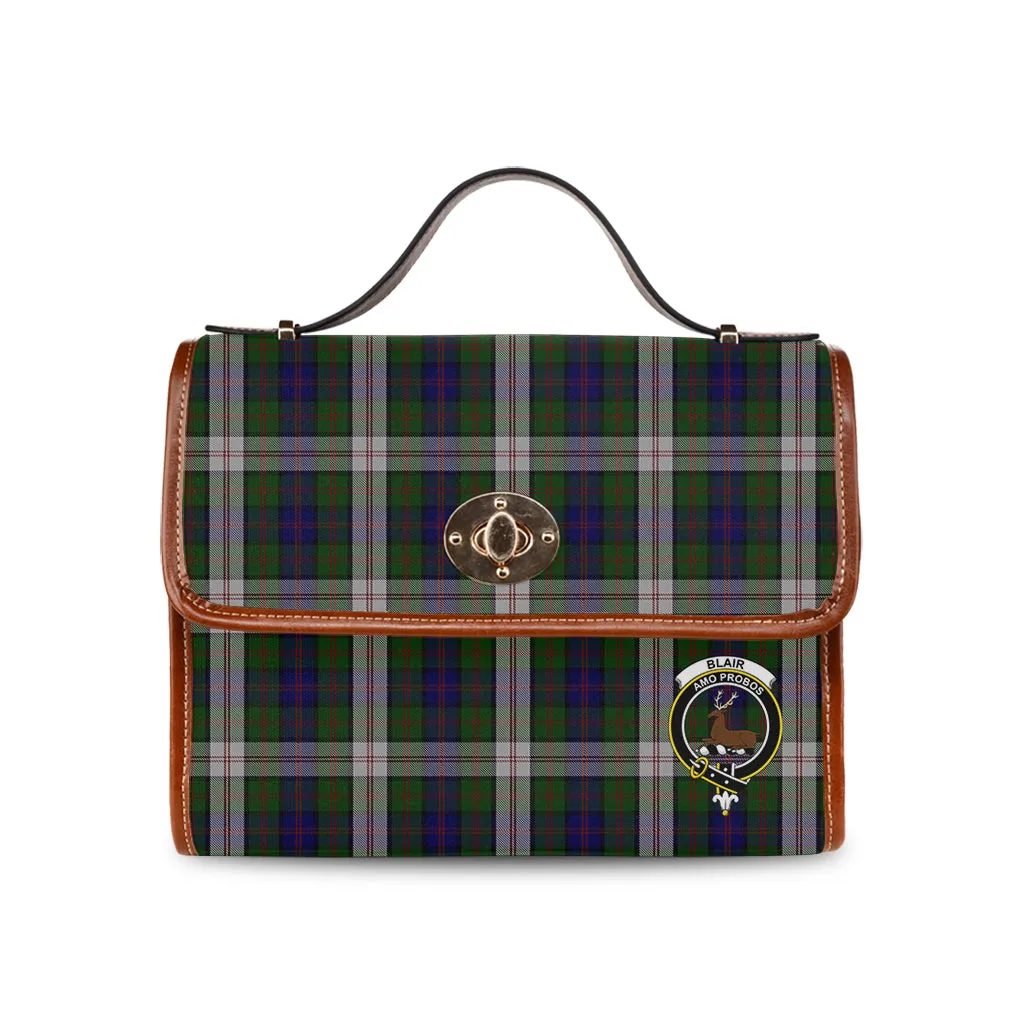 Blair Dress Tartan Waterproof Canvas Bag with Family Crest