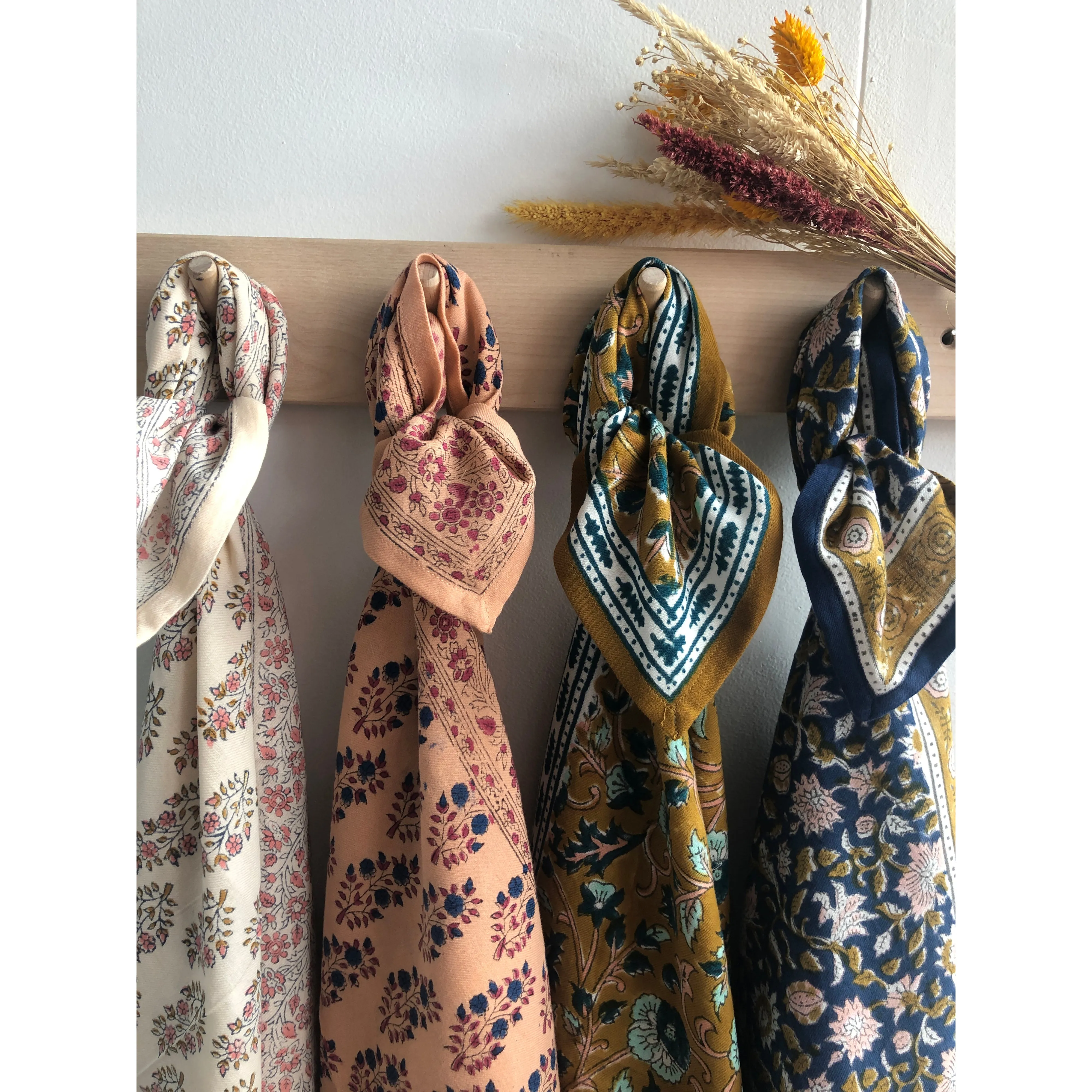Bonheur du Jour Paris Girl Scarf Indigo Unique