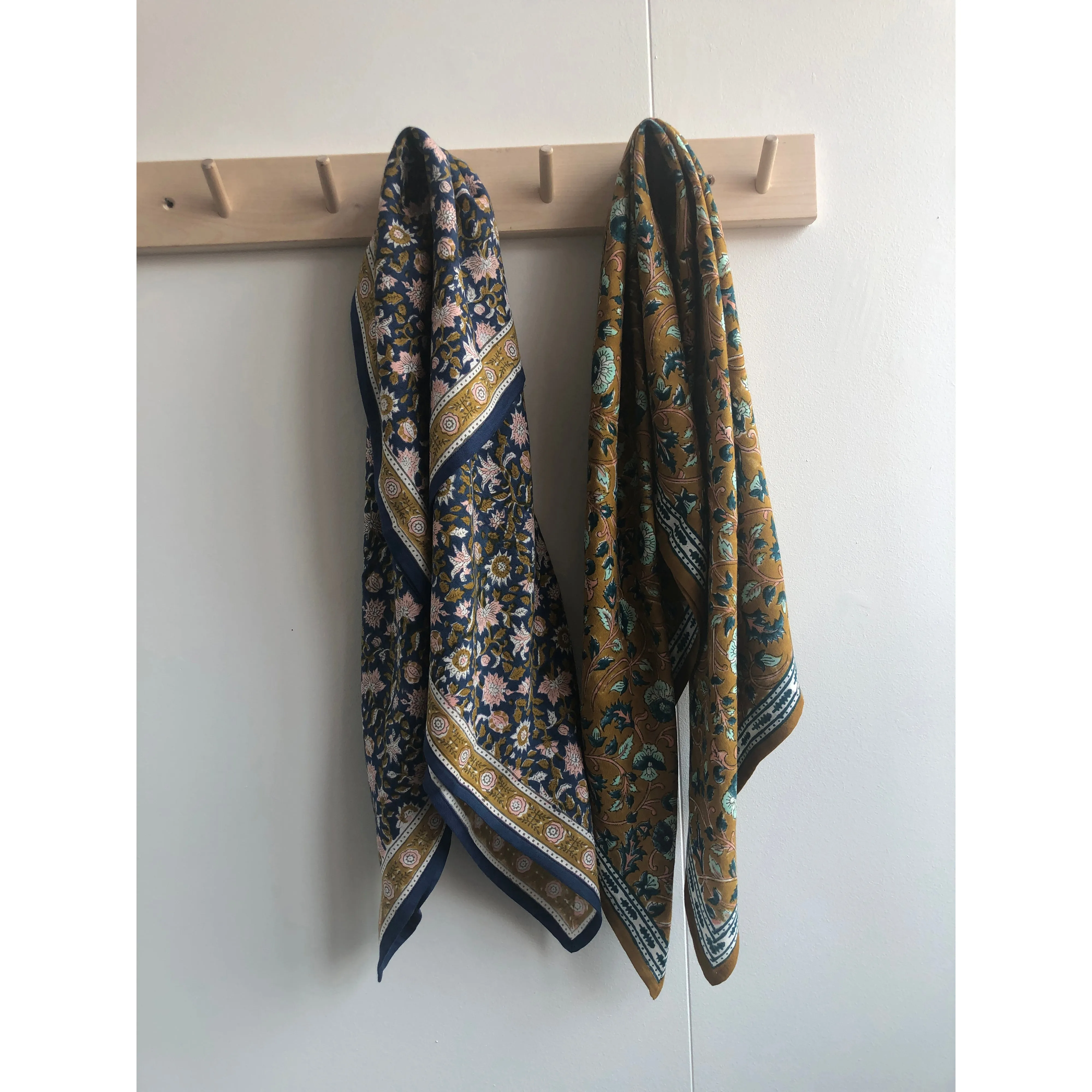 Bonheur du Jour Paris Girl Scarf Indigo Unique