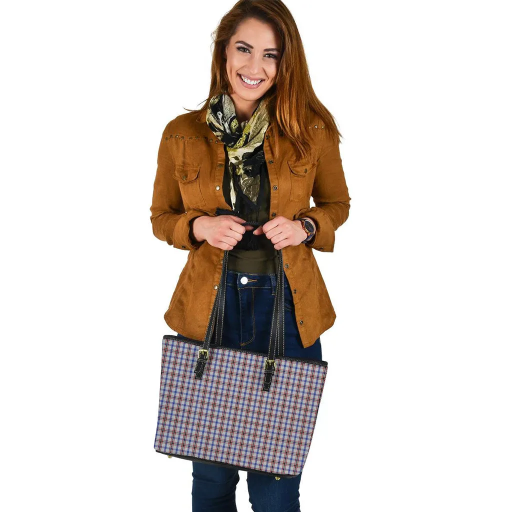 Boswell Tartan Leather Tote Bag