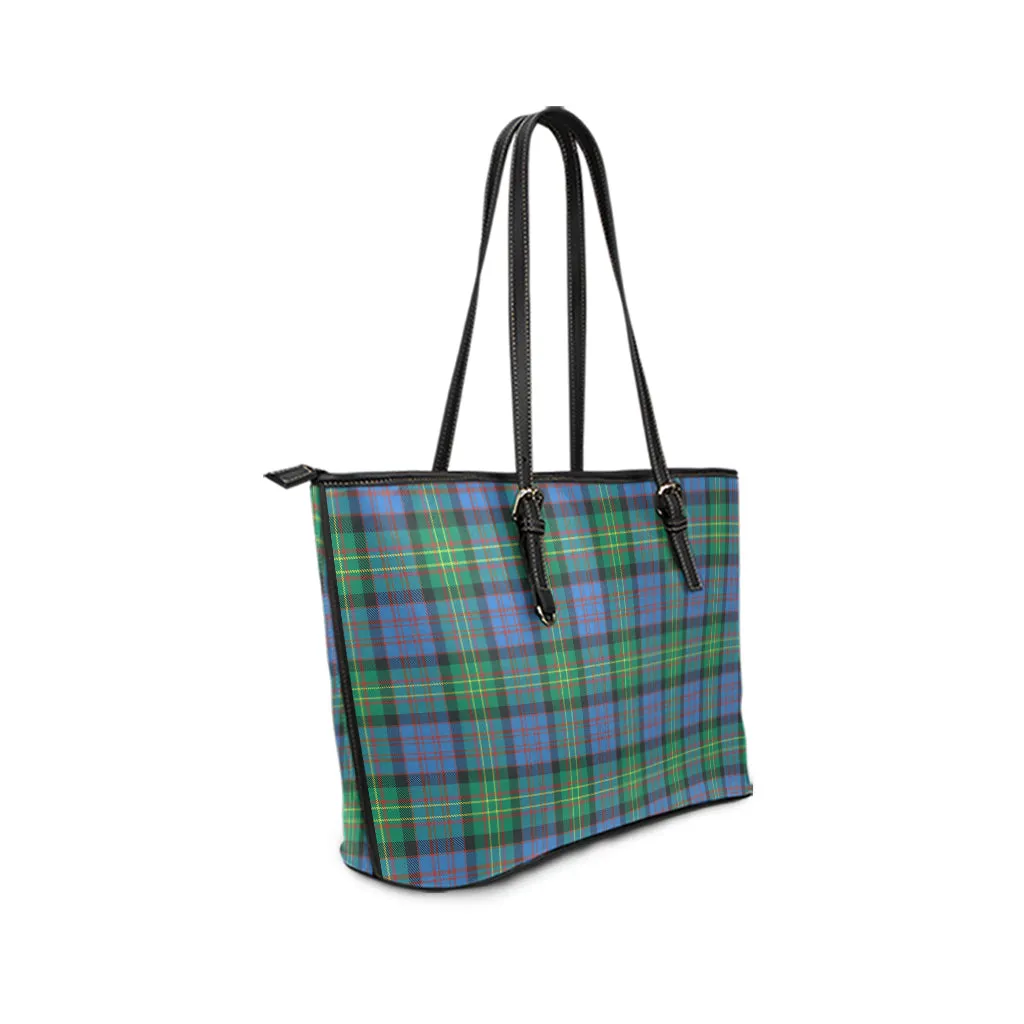 Bowie Ancient Tartan Leather Tote Bag