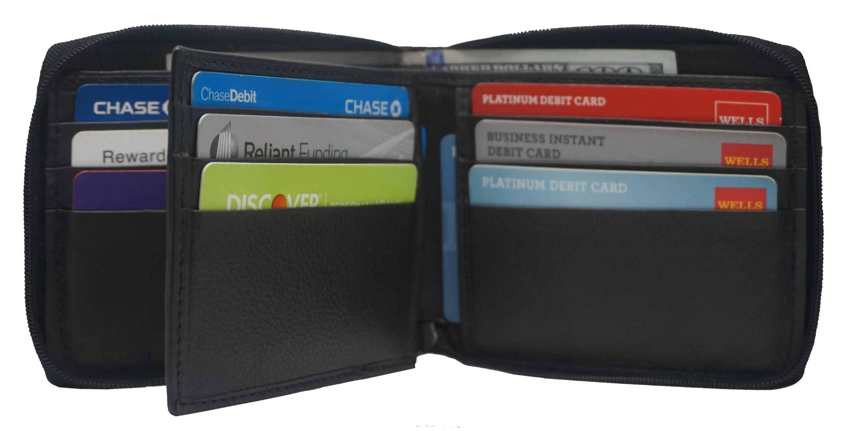Bullz® FID Zipper Mens Wallet TXB-RF5101