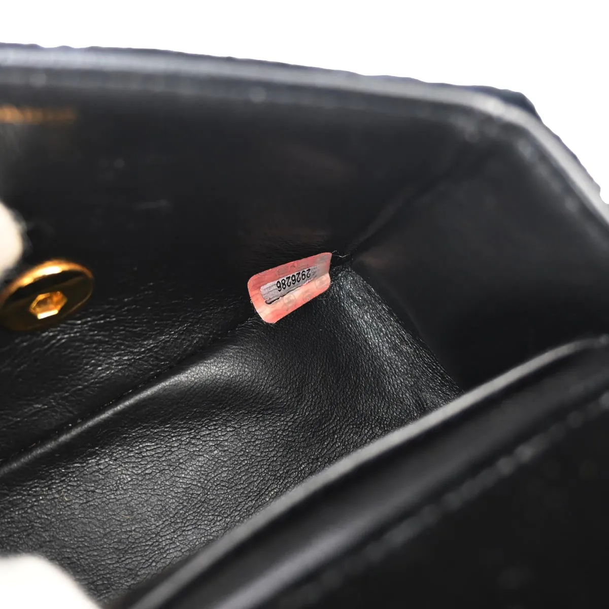 Chanel 1991-1994 Black Velvet Mini Square Handbag