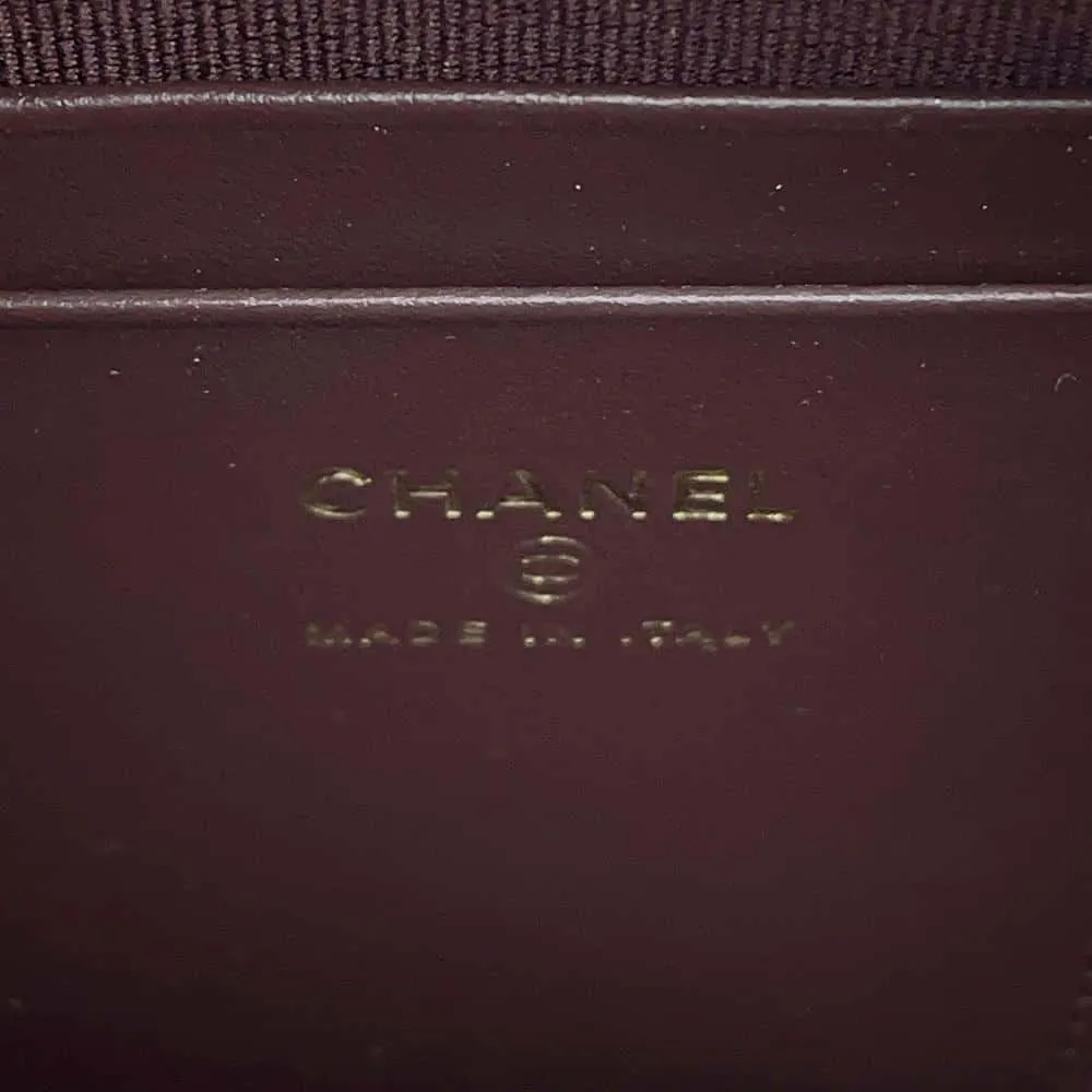 CHANEL Matelasse Backpack Black AP3753 Caviar Leather Size Mini