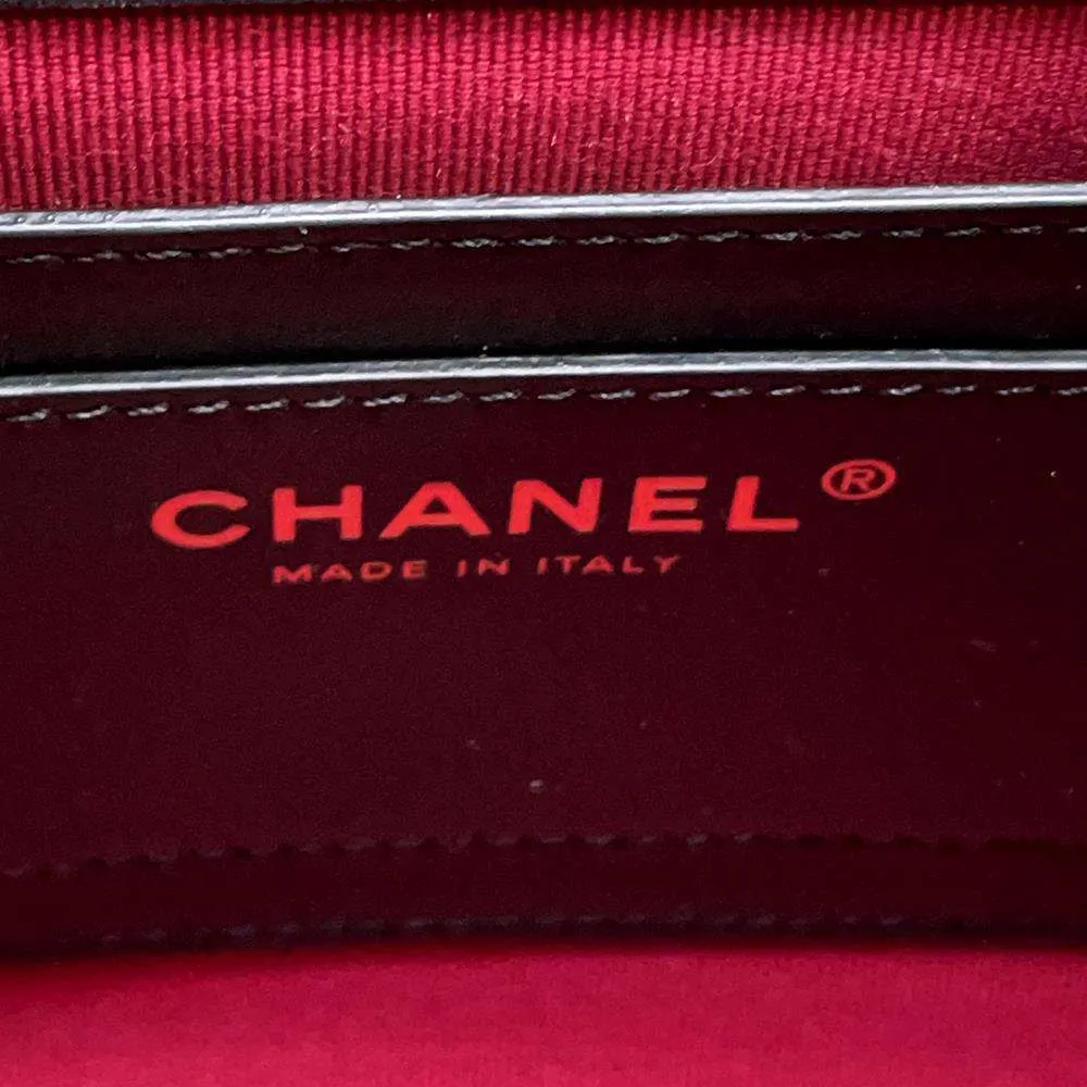 CHANEL Matelasse Backpack Black AS4058 Caviar Leather Size Mini