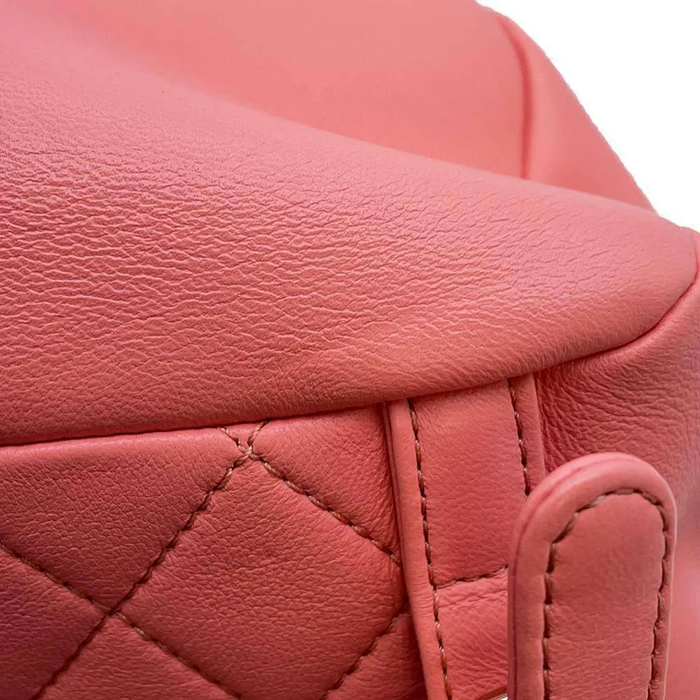 CHANEL Matelasse ChainBackpack Pink AS2908 Leather