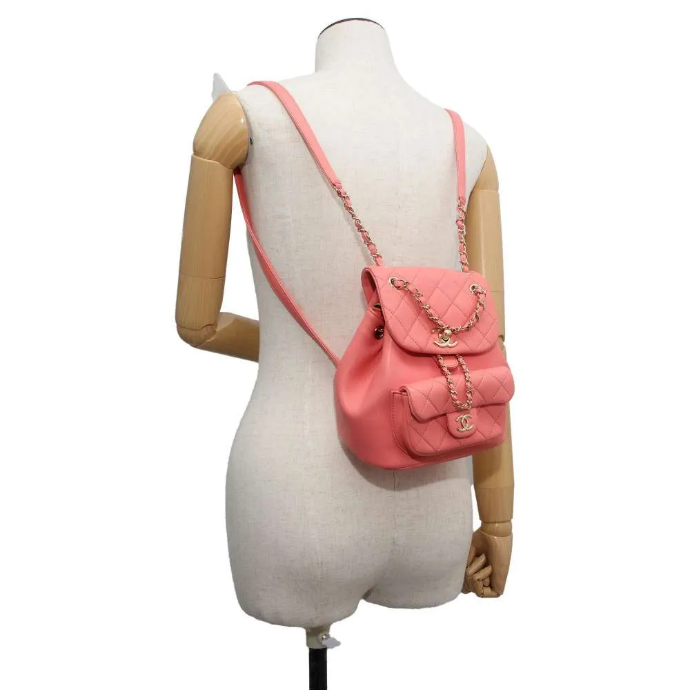 CHANEL Matelasse ChainBackpack Pink AS2908 Leather