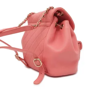 CHANEL Matelasse ChainBackpack Pink AS2908 Leather