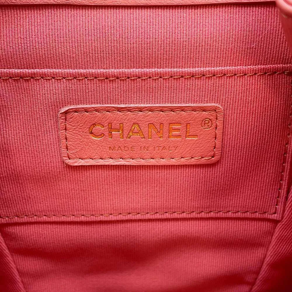 CHANEL Matelasse ChainBackpack Pink AS2908 Leather