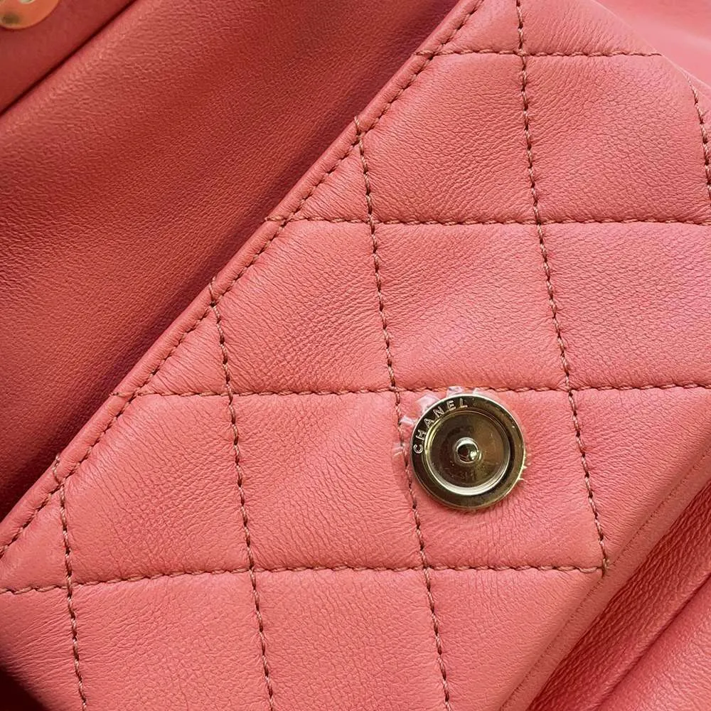 CHANEL Matelasse ChainBackpack Pink AS2908 Leather
