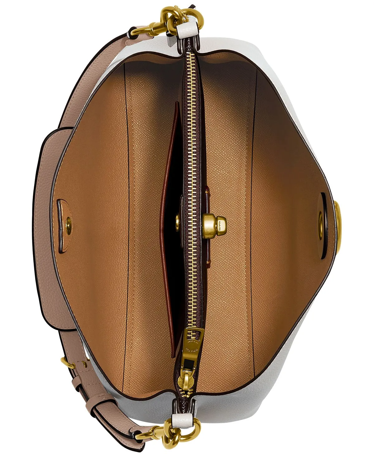 COACH Pebble Leather Willow Shoulder Bag with Convertible Straps, Multi