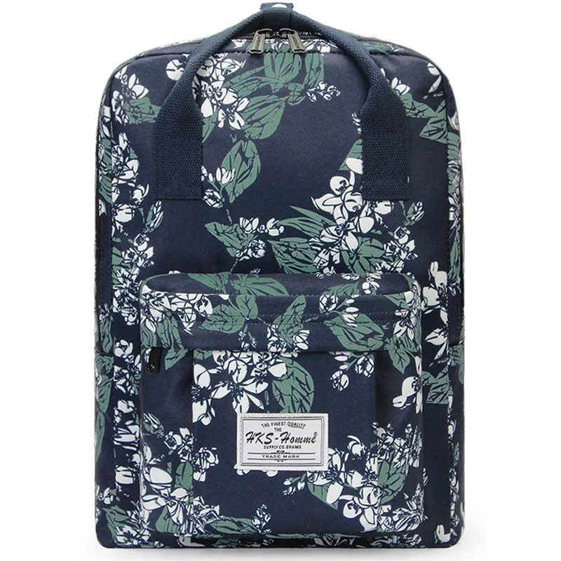 Colorful Laptop Backpack College School Bag Girls Boys Student Daypack Rucksack