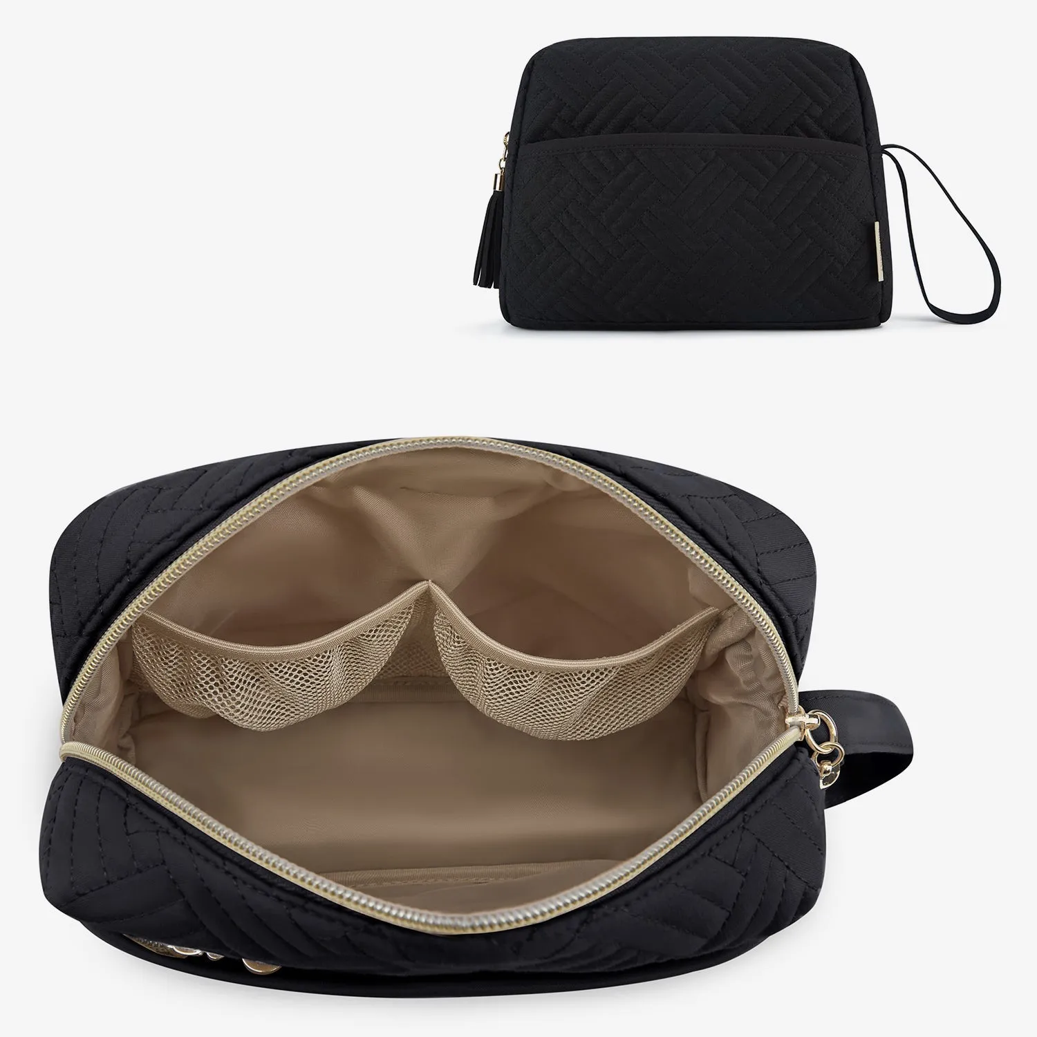 Elegant Roomy Makeup Bag