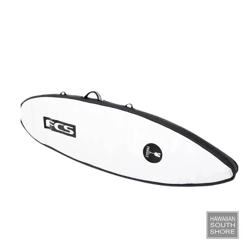 FCS Travel 2 All Purpose Surfboard Cover 6'3/6'7 Black Grey