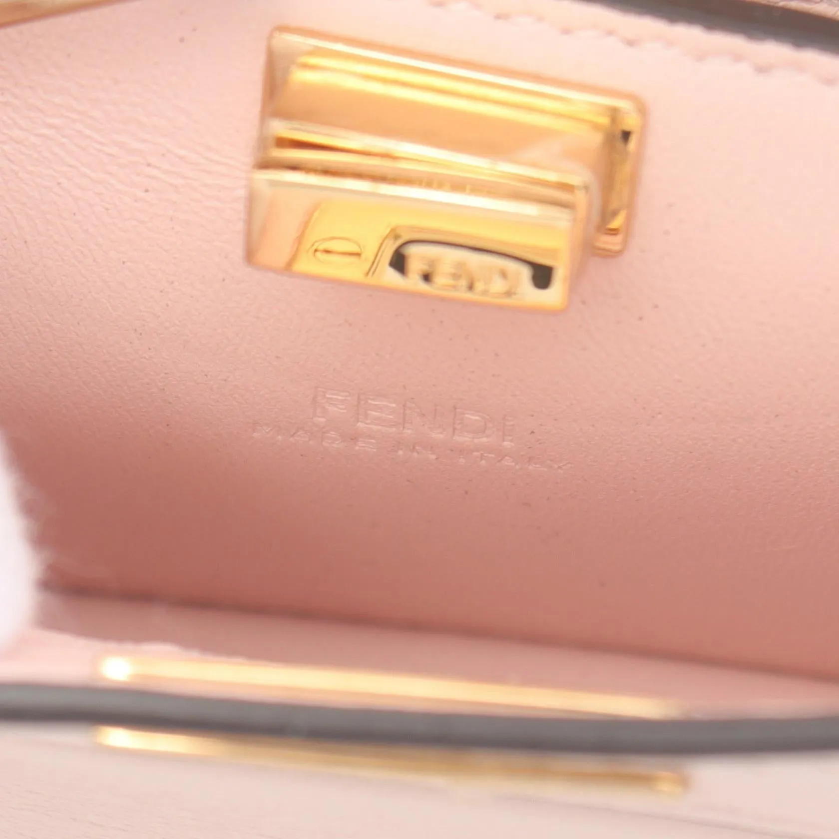 Fendi Peekaboo ISeeU Small Micro Leather Handbag