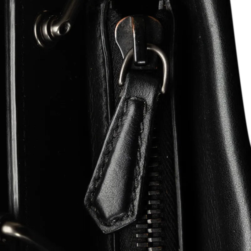 Fendi Peekaboo Monster Handbag 7VA406 Black Leather