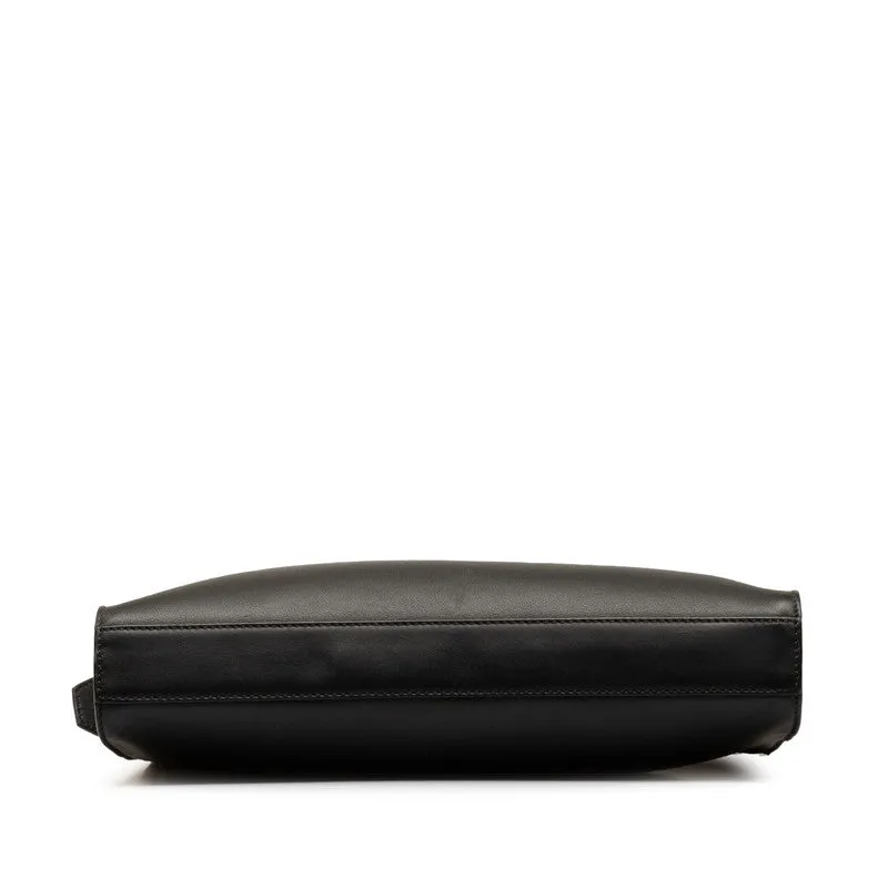 Fendi Peekaboo Monster Handbag 7VA406 Black Leather