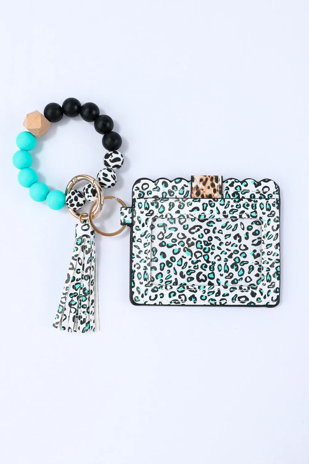 Green Fashion Card Bag Bracelet Key Ring