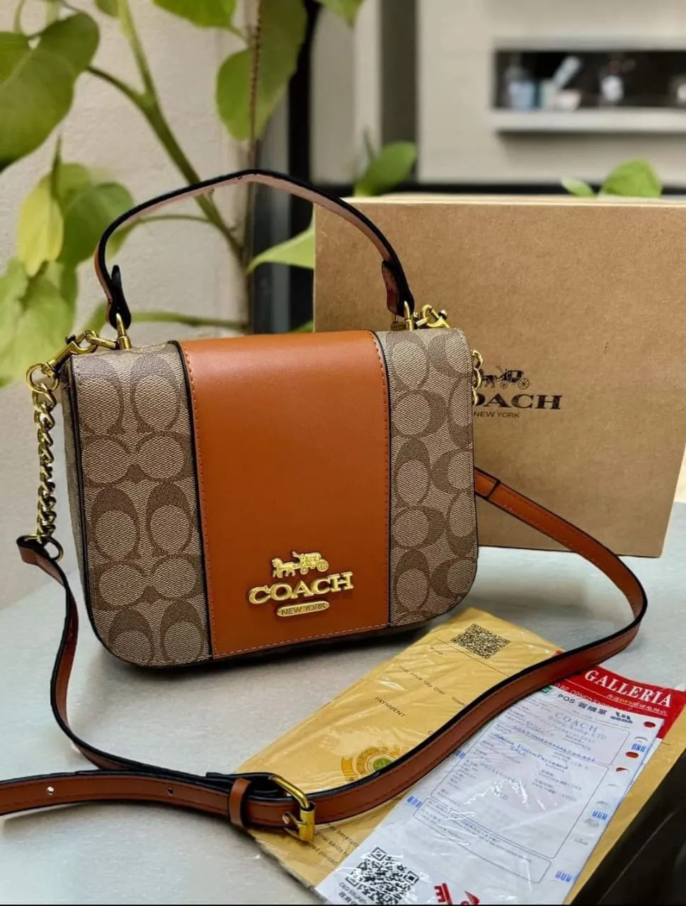 Imported Coach High Quality Crossbody Bag For Women (Brown)