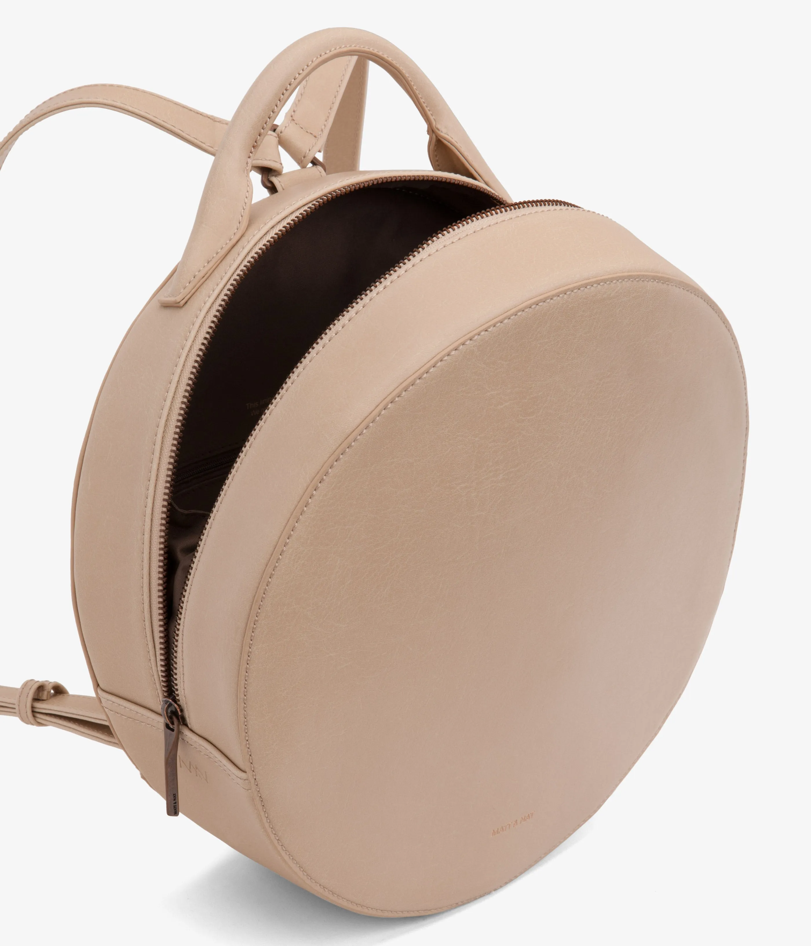 KIARA Vegan Round Backpack - Vintage