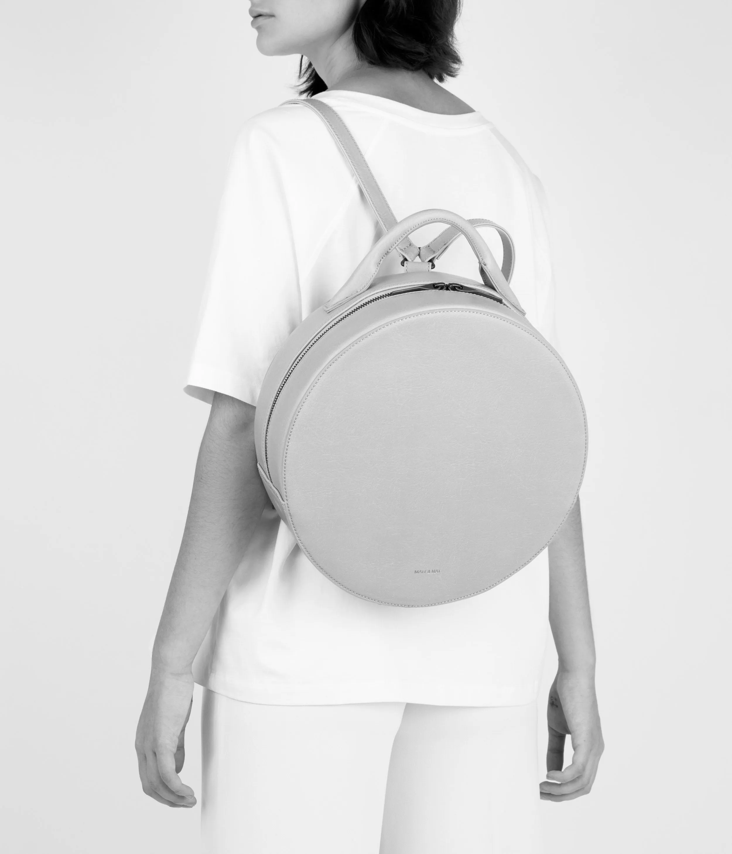 KIARA Vegan Round Backpack - Vintage