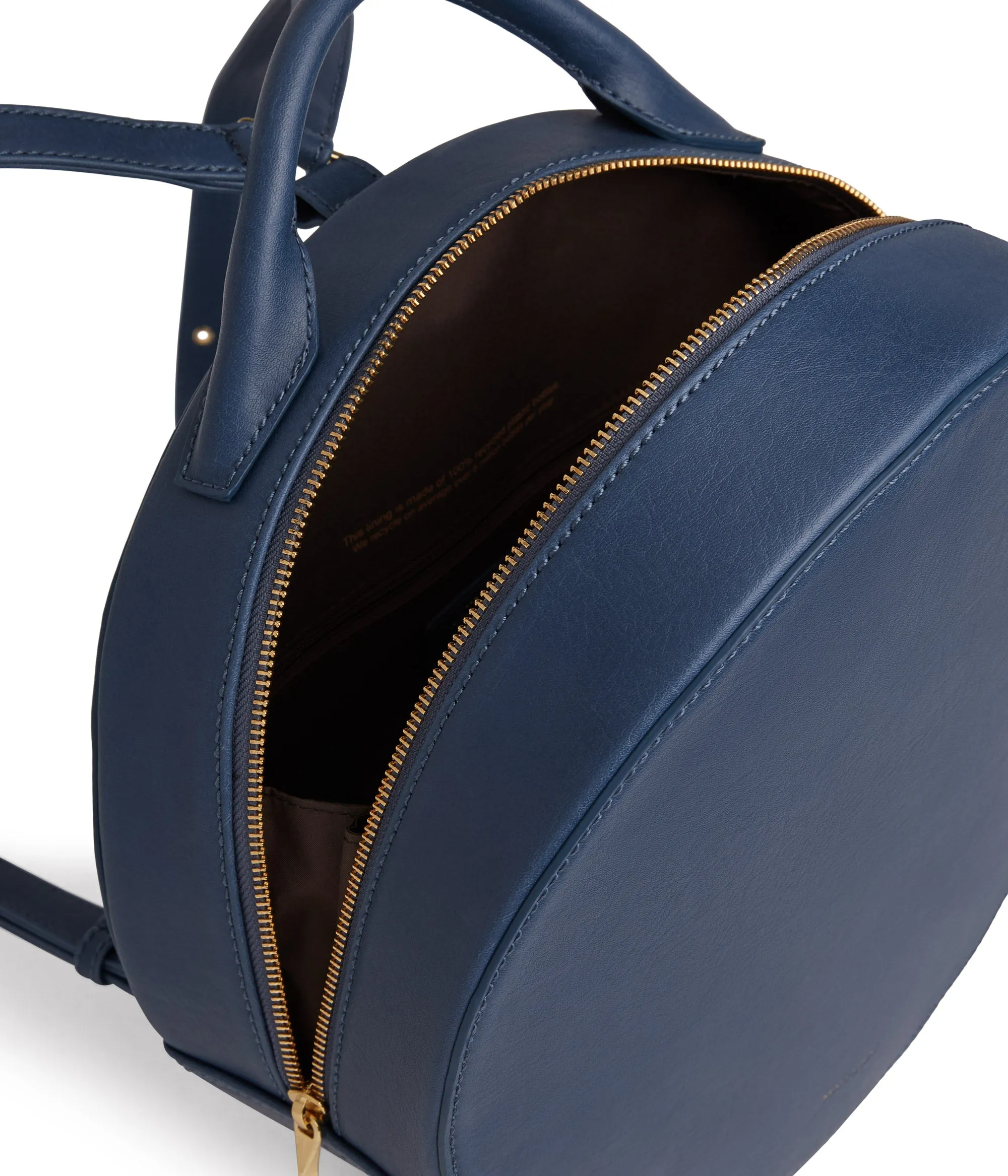 KIARA Vegan Round Backpack - Vintage