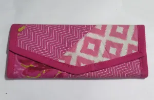 Ladies Wallet Pink and White