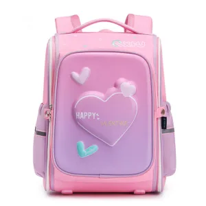 Large Capacity Backpack 3D Heart Dinosaur Children's Bookbags