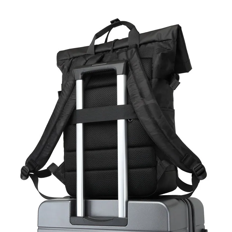 Large Capacity Backpack Convenient Travel Bookbags Widen Shoulder Straps Bag