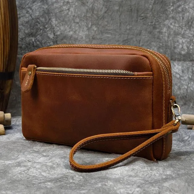 Large Capacity Hand Clutch With Shoulder Strap
