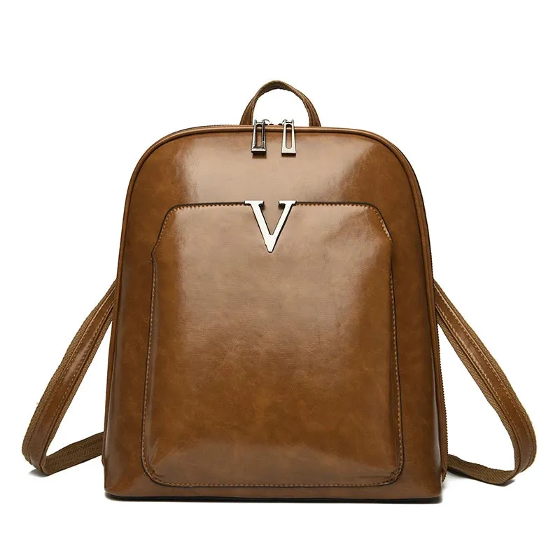 Leather Backpack for Women