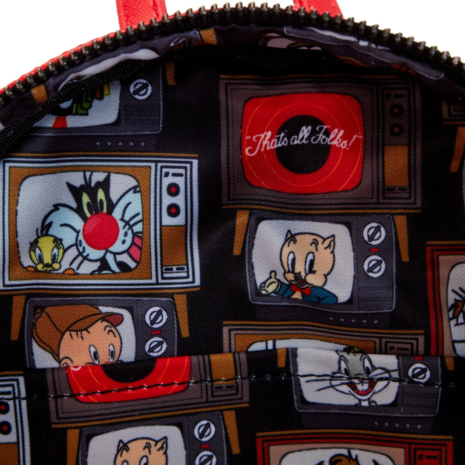LF Looney Tunes Thats All Folks Mini Backpack