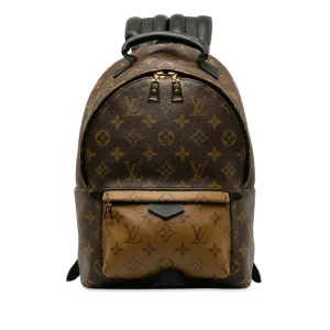 Louis Vuitton Monogram Reversee Palm Springs Backpack PM Rucksack M44870 Brown PVC Leather  Louis Vuitton