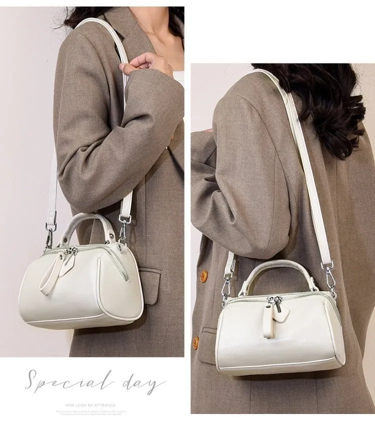 LovelyRLovely Leather Large Capacity Shoulder Crossbody Bag