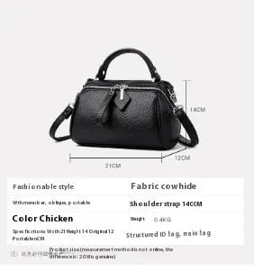 LovelyRLovely Leather Large Capacity Shoulder Crossbody Bag