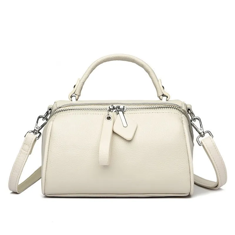 LovelyRLovely Leather Large Capacity Shoulder Crossbody Bag