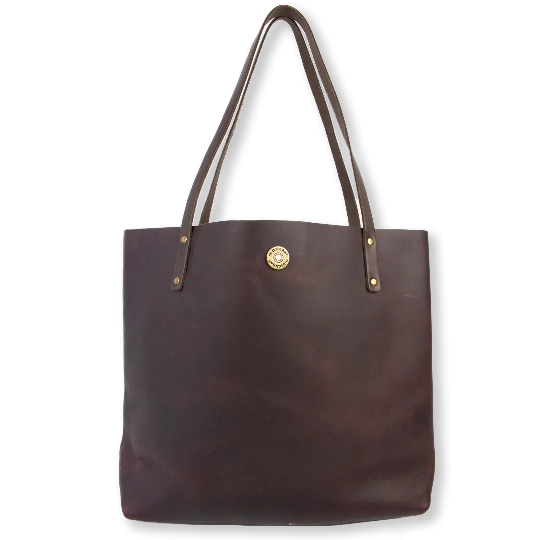 Marion Tote Black Cherry Leather
