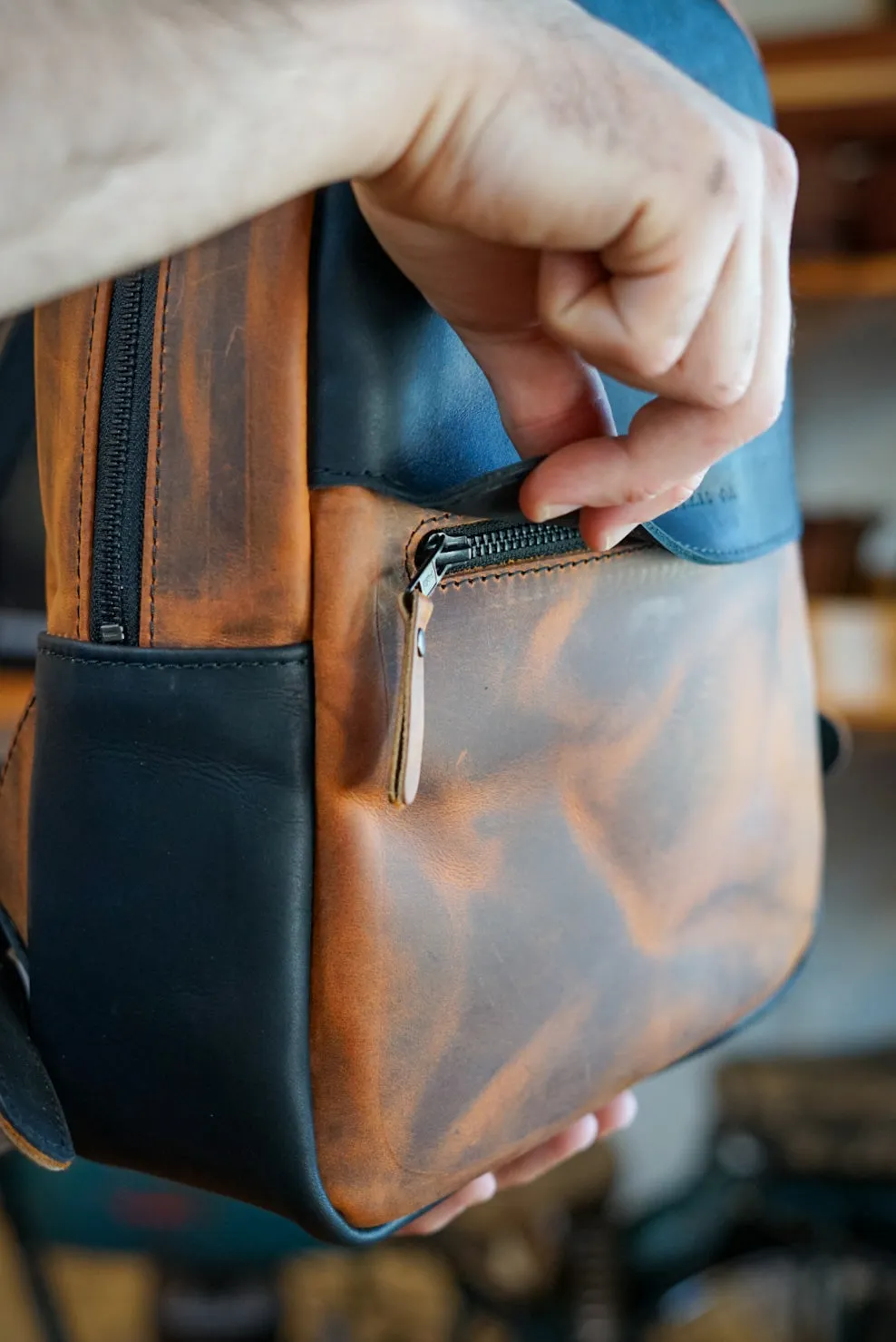 Mini Venture Backpack (Flat Black   Hillybilly Copper)