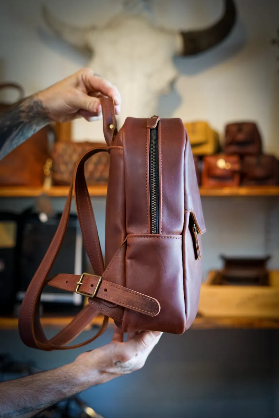 Mini Venture Backpack (Oro Logger Brown)