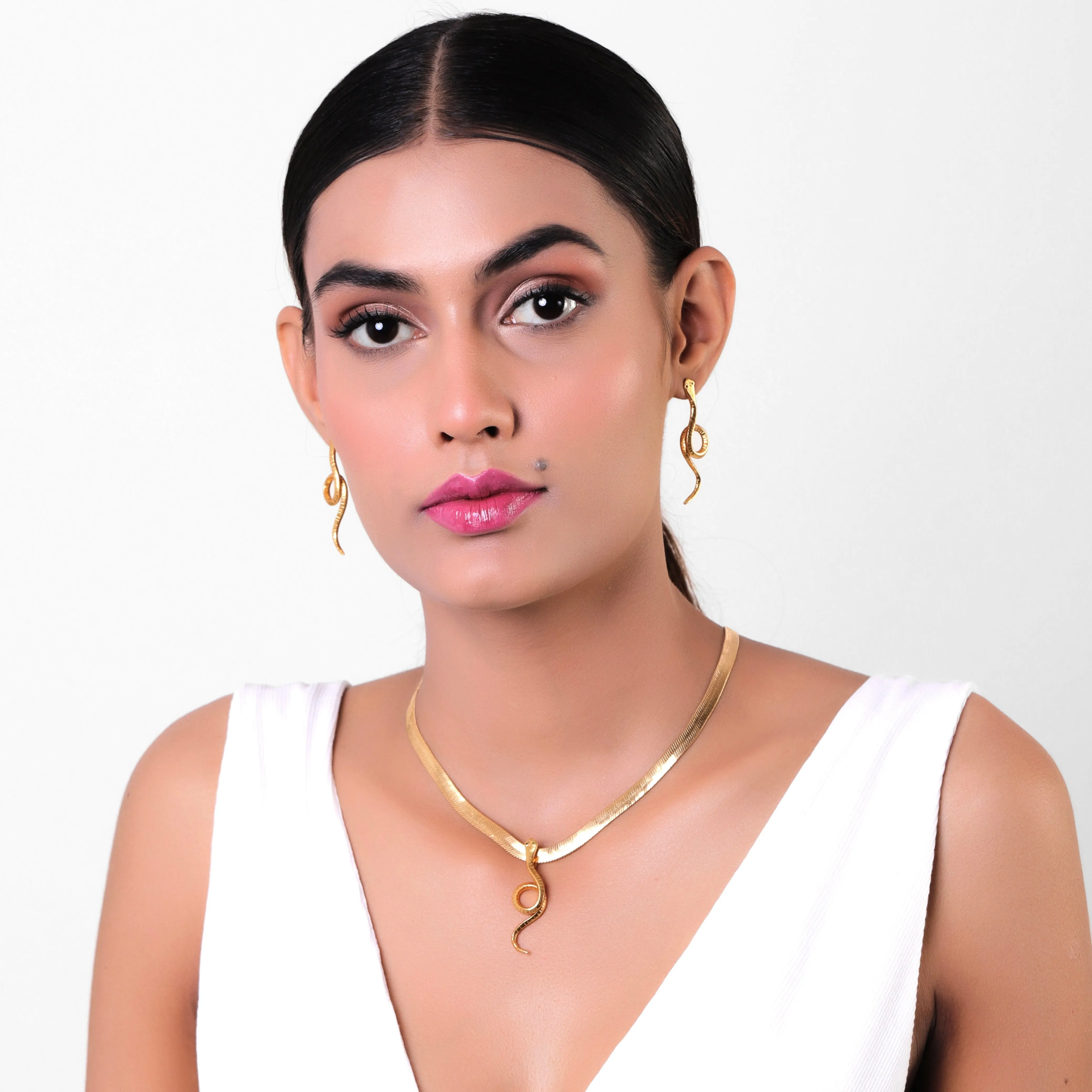 Necklace - Slither Coiled Serpentine
