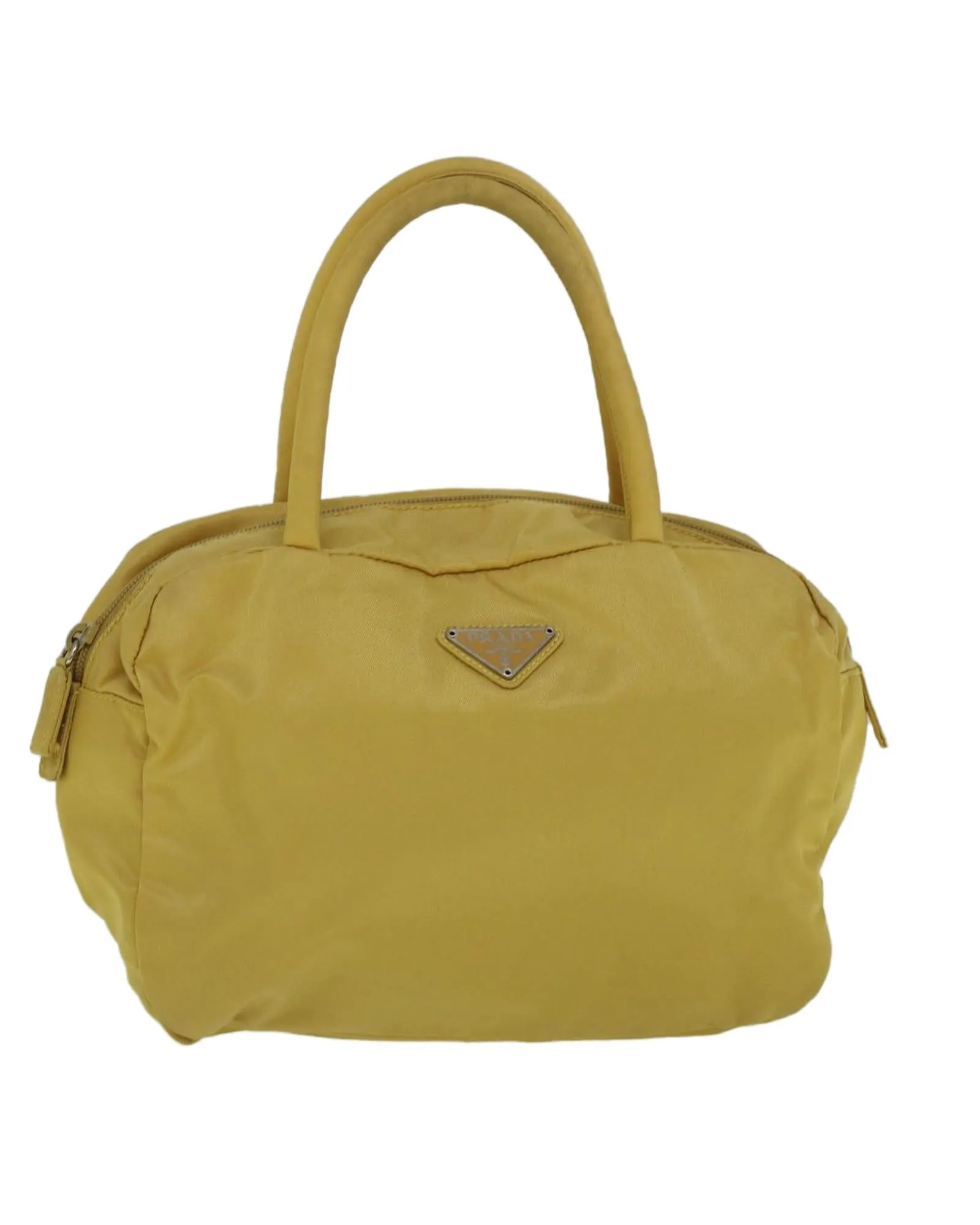 Nylon Yellow Hand Bag by Prada