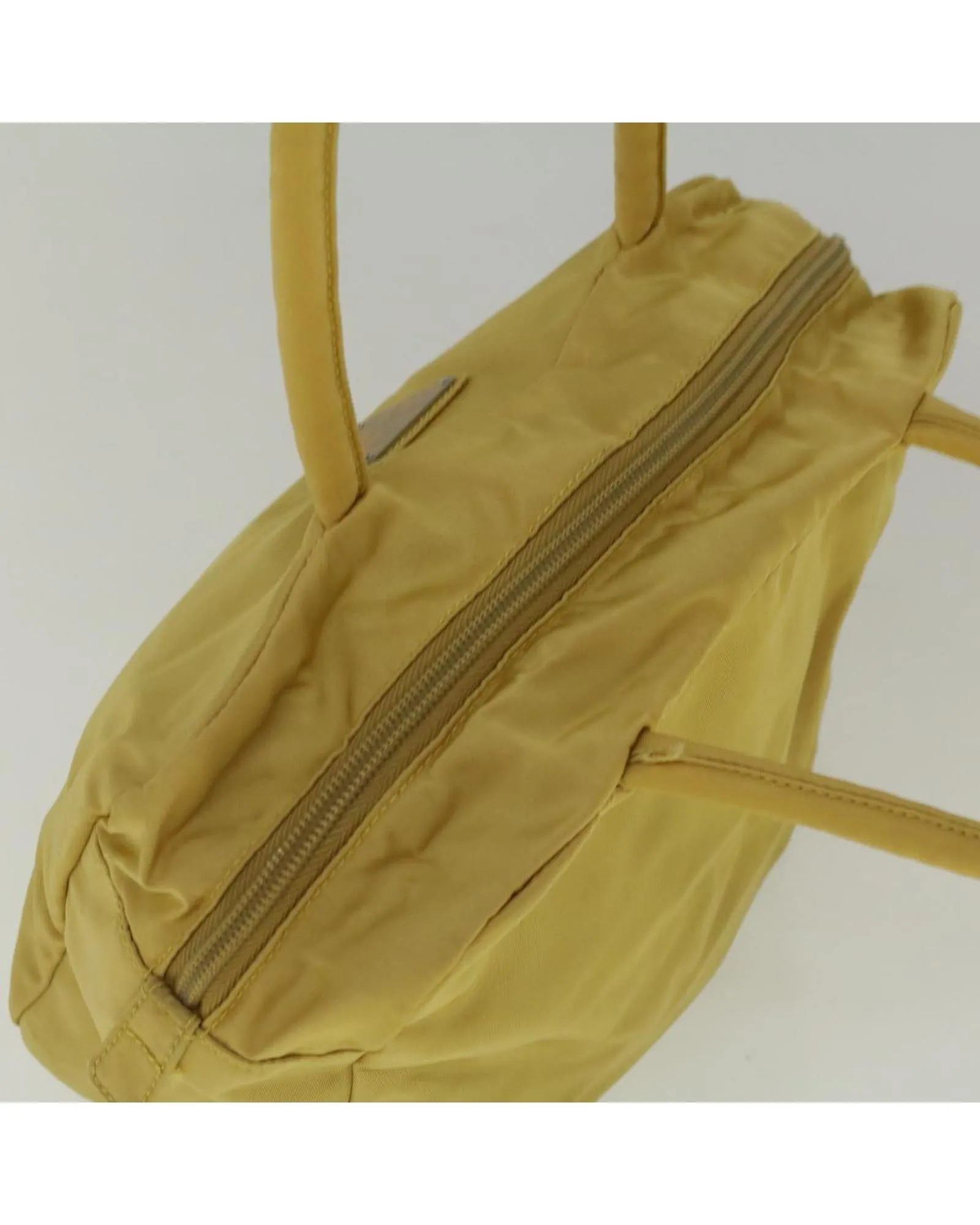 Nylon Yellow Hand Bag by Prada