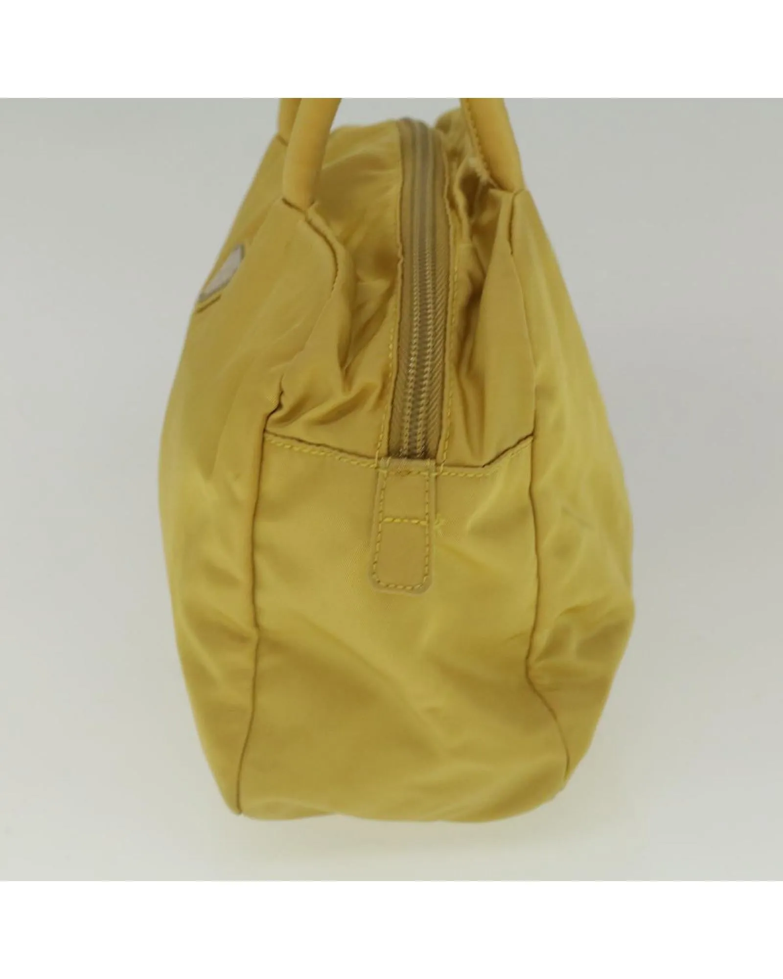 Nylon Yellow Hand Bag by Prada